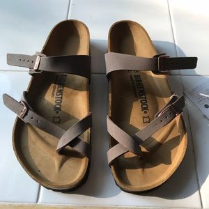 Birkenstock Mayari Birkibuc Mocha - Brand New
